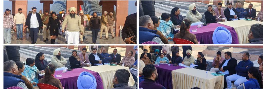 StateLevel Congregation on the Prakash Parv of Shri Guru Ravidas Maharaj Ji Deputy Speaker Rauri and Deputy Commissioner Ashika Jain review preparations